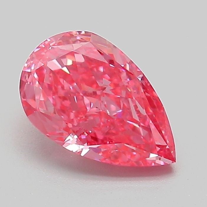 Loose Diamond - PEAR 1.22ct Fancy Vivid Pink VVS2: Loose Diamond - PEAR 1.22ct Fancy Vivid Pink VVS2 Source: This is a real non-mined Diamond that has been grown in a lab Shape: PEAR Carats: 1.22 Color: Fancy Vivid Pink Certification: IGI Video:
