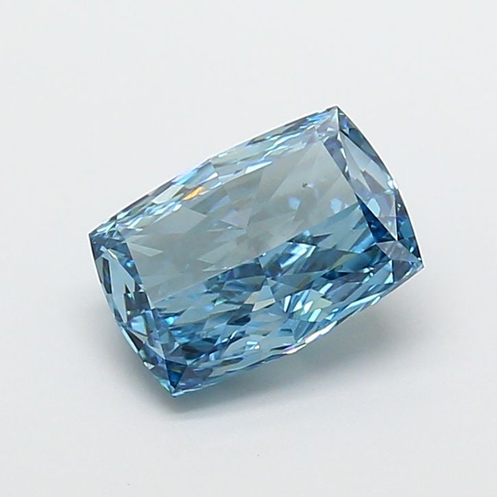 Loose Diamond - CUSHION MODIFIED 3.1ct Fancy Vivid Blue VS1: Loose Diamond - CUSHION MODIFIED 3.1ct Fancy Vivid Blue VS1 Source: This is a real non-mined Diamond that has been grown in a lab Shape: CUSHION MODIFIED Carats: 3.1 Color: Fancy Vivid Blue Certificat