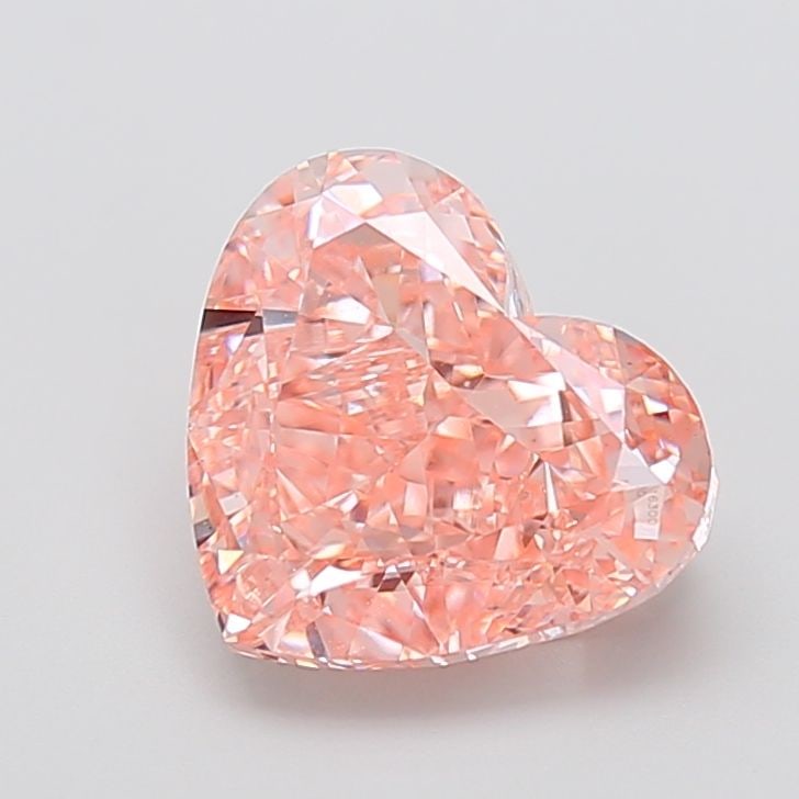 Loose Diamond - HEART 4.46ct Fancy Intense Pink VS1: Loose Diamond - HEART 4.46ct Fancy Intense Pink VS1 Source: This is a real non-mined Diamond that has been grown in a lab Shape: HEART Carats: 4.46 Color: Fancy Intense Pink Certification: IGI The Dia