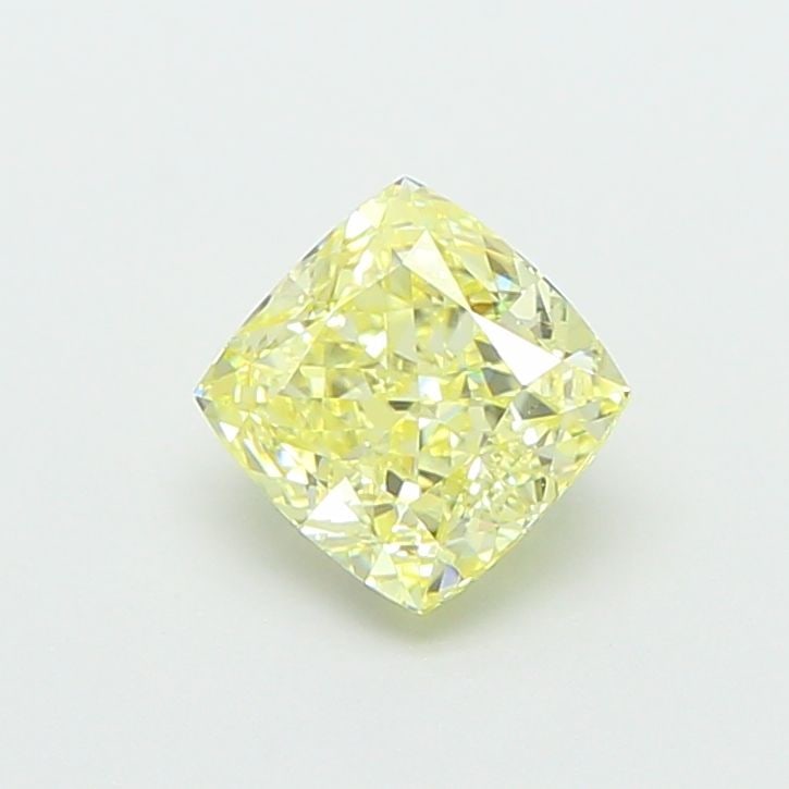 Loose Diamond - CUSHION MODIFIED 1.04ct Fancy Yellow VS1: Loose Diamond - CUSHION MODIFIED 1.04ct Fancy Yellow VS1 Source: This is a real non-mined Diamond that has been grown in a lab Shape: CUSHION MODIFIED Carats: 1.04 Color: Fancy Yellow Certification: I