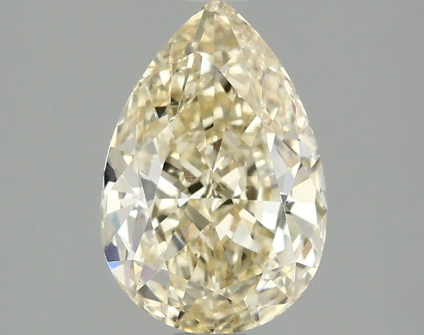 Loose Diamond - PEAR 2.08ct Fancy Intense Yellow VS1: Loose Diamond - PEAR 2.08ct Fancy Intense Yellow VS1 Source: This is a real non-mined Diamond that has been grown in a lab Shape: PEAR Carats: 2.08 Color: Fancy Intense Yellow Certification: IGI Video