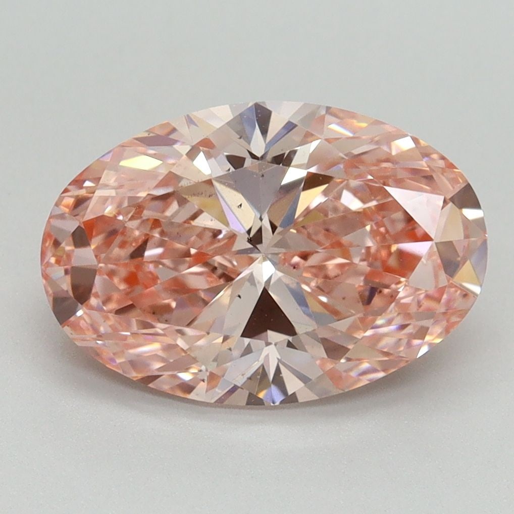 Loose Diamond - OVAL 3.13ct Fancy Vivid Pink VS2: Loose Diamond - OVAL 3.13ct Fancy Vivid Pink VS2 Source: This is a real non-mined Diamond that has been grown in a lab Shape: OVAL Carats: 3.13 Color: Fancy Vivid Pink Certification: IGI Video: