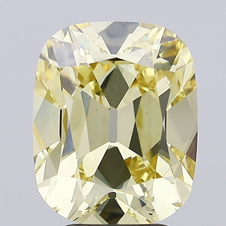 Loose Diamond - CUSHION BRILLIANT 4.71ct Fancy Yellow VS1: Loose Diamond - CUSHION BRILLIANT 4.71ct Fancy Yellow VS1 Source: This is a real non-mined Diamond that has been grown in a lab Shape: CUSHION BRILLIANT Carats: 4.71 Color: Fancy Yellow Certification: