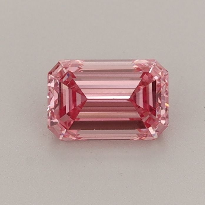 Loose Diamond - EMERALD 0.55ct Fancy Vivid Pink VS1: Loose Diamond - EMERALD 0.55ct Fancy Vivid Pink VS1 Source: This is a real non-mined Diamond that has been grown in a lab Shape: EMERALD Carats: 0.55 Color: Fancy Vivid Pink Certification: IGI Video: