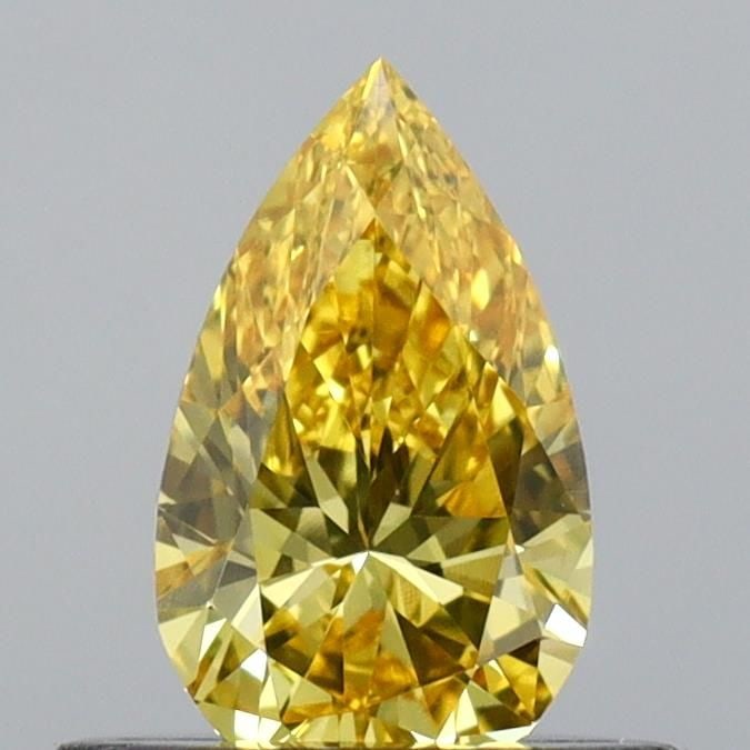 Loose Diamond - PEAR 0.45ct Fancy Vivid Yellow VS1: Loose Diamond - PEAR 0.45ct Fancy Vivid Yellow VS1 Source: This is a real non-mined Diamond that has been grown in a lab Shape: PEAR Carats: 0.45 Color: Fancy Vivid Yellow Certification: IGI Video: