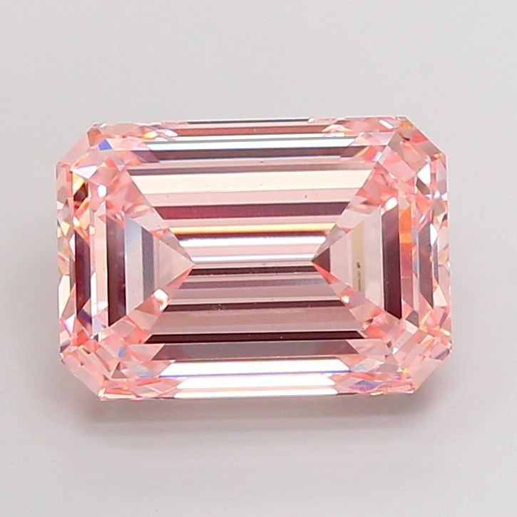Loose Diamond - EMERALD 10.08ct Fancy Intense Pink VS1: Loose Diamond - EMERALD 10.08ct Fancy Intense Pink VS1 Source: This is a real non-mined Diamond that has been grown in a lab Shape: EMERALD Carats: 10.08 Color: Fancy Intense Pink Certification: IGI V