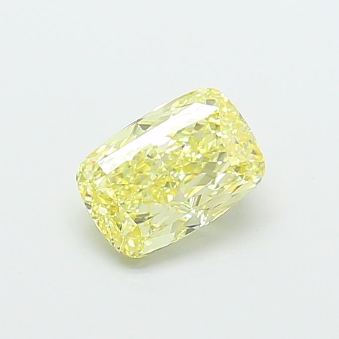 Loose Diamond - CUSHION MODIFIED 1.5ct Fancy Light Yellow VS1: Loose Diamond - CUSHION MODIFIED 1.5ct Fancy Light Yellow VS1 Source: This is a real non-mined Diamond that has been grown in a lab Shape: CUSHION MODIFIED Carats: 1.5 Color: Fancy Light Yellow Certif