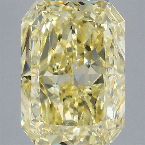 Loose Diamond - RADIANT 5.01ct Fancy Intense Yellow VS1: Loose Diamond - RADIANT 5.01ct Fancy Intense Yellow VS1 Source: This is a real non-mined Diamond that has been grown in a lab Shape: RADIANT Carats: 5.01 Color: Fancy Intense Yellow Certification: IGI