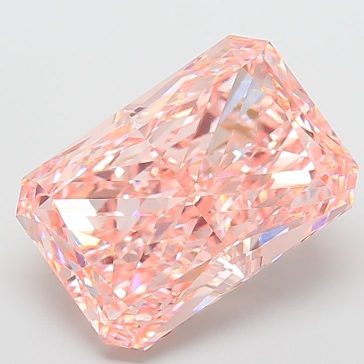 Loose Diamond - RADIANT 15.07ct Fancy Intense Pink VVS2: Loose Diamond - RADIANT 15.07ct Fancy Intense Pink VVS2 Source: This is a real non-mined Diamond that has been grown in a lab Shape: RADIANT Carats: 15.07 Color: Fancy Intense Pink Certification: IGI 