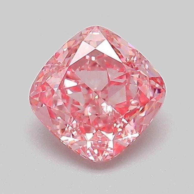 Loose Diamond - CUSHION MODIFIED 1.01ct Fancy Vivid Pink VVS2: Loose Diamond - CUSHION MODIFIED 1.01ct Fancy Vivid Pink VVS2 Source: This is a real non-mined Diamond that has been grown in a lab Shape: CUSHION MODIFIED Carats: 1.01 Color: Fancy Vivid Pink Certifi