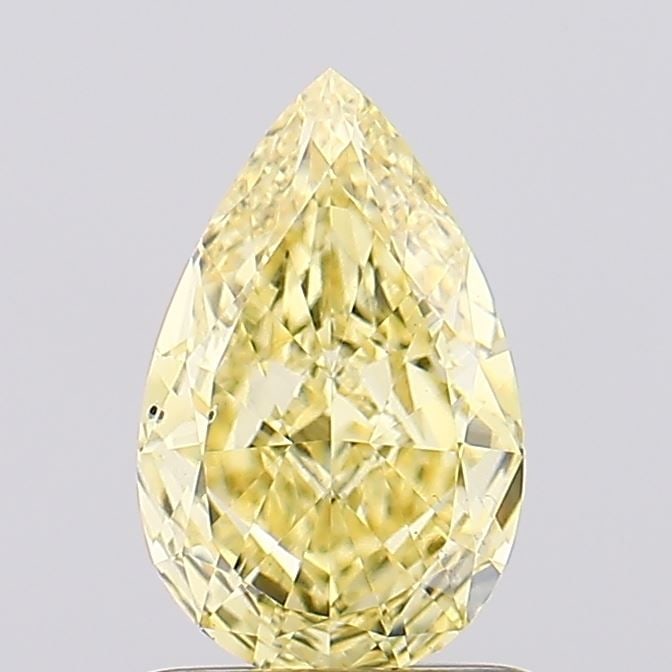 Loose Diamond - PEAR 1.17ct Fancy Intense Yellow SI1: Loose Diamond - PEAR 1.17ct Fancy Intense Yellow SI1 Source: This is a real non-mined Diamond that has been grown in a lab Shape: PEAR Carats: 1.17 Color: Fancy Intense Yellow Certification: IGI Video
