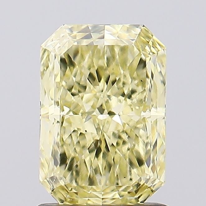 Loose Diamond - RADIANT 1.24ct Fancy Intense Yellow VS1: Loose Diamond - RADIANT 1.24ct Fancy Intense Yellow VS1 Source: This is a real non-mined Diamond that has been grown in a lab Shape: RADIANT Carats: 1.24 Color: Fancy Intense Yellow Certification: IGI
