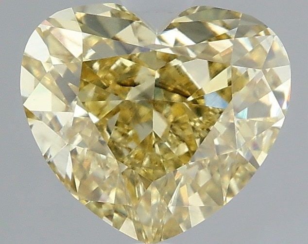 Loose Diamond - HEART 2.04ct Fancy Intense Yellow VS2: Loose Diamond - HEART 2.04ct Fancy Intense Yellow VS2 Source: This is a real non-mined Diamond that has been grown in a lab Shape: HEART Carats: 2.04 Color: Fancy Intense Yellow Certification: IGI Vid