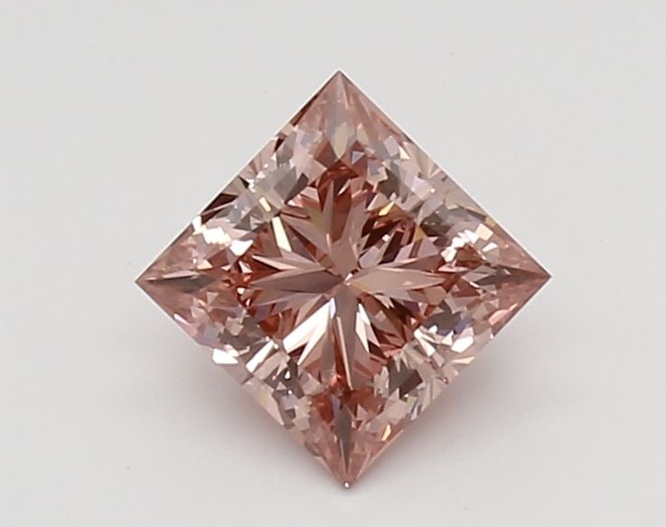 Loose Diamond - PRINCESS 1.08ct Fancy Vivid Pink VS1: Loose Diamond - PRINCESS 1.08ct Fancy Vivid Pink VS1 Source: This is a real non-mined Diamond that has been grown in a lab Shape: PRINCESS Carats: 1.08 Color: Fancy Vivid Pink Certification: IGI Video