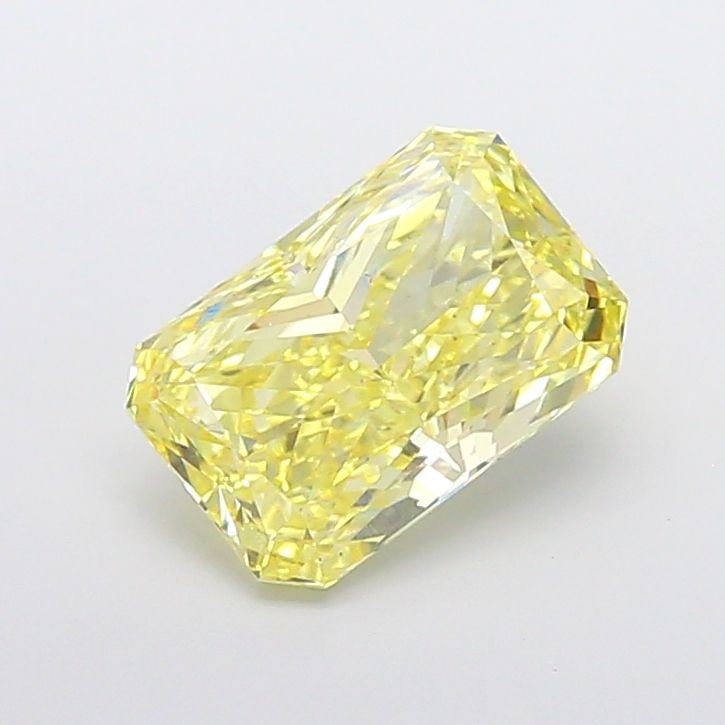 Loose Diamond - RADIANT 4.03ct Fancy Intense Yellow VS2: Loose Diamond - RADIANT 4.03ct Fancy Intense Yellow VS2 Source: This is a real non-mined Diamond that has been grown in a lab Shape: RADIANT Carats: 4.03 Color: Fancy Intense Yellow Certification: IGI