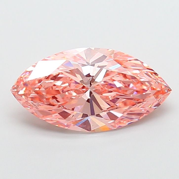 Loose Diamond - MARQUISE 4.05ct Fancy Vivid Pink VS1: Loose Diamond - MARQUISE 4.05ct Fancy Vivid Pink VS1 Source: This is a real non-mined Diamond that has been grown in a lab Shape: MARQUISE Carats: 4.05 Color: Fancy Vivid Pink Certification: IGI Video