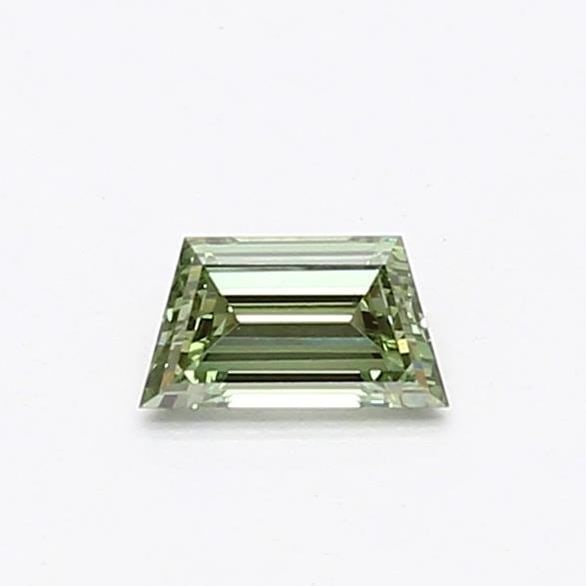 Loose Diamond - TRAPEZOID 0.27ct Fancy Vivid Green VVS2: Loose Diamond - TRAPEZOID 0.27ct Fancy Vivid Green VVS2 Source: This is a real non-mined Diamond that has been grown in a lab Shape: TRAPEZOID Carats: 0.27 Color: Fancy Vivid Green Certification: NONE