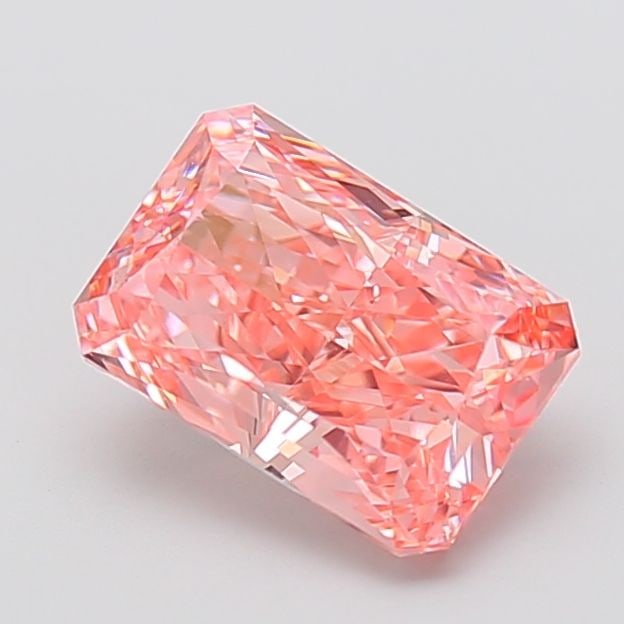Loose Diamond - RADIANT 2.81ct Fancy Vivid Pink VVS2: Loose Diamond - RADIANT 2.81ct Fancy Vivid Pink VVS2 Source: This is a real non-mined Diamond that has been grown in a lab Shape: RADIANT Carats: 2.81 Color: Fancy Vivid Pink Certification: IGI Video: