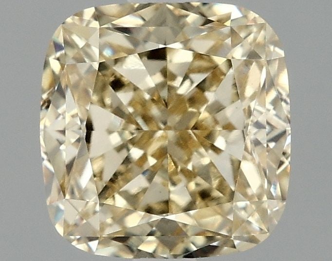 Loose Diamond - CUSHION MODIFIED 2.1ct Fancy Intense Yellow VS1: Loose Diamond - CUSHION MODIFIED 2.1ct Fancy Intense Yellow VS1 Source: This is a real non-mined Diamond that has been grown in a lab Shape: CUSHION MODIFIED Carats: 2.1 Color: Fancy Intense Yellow Ce