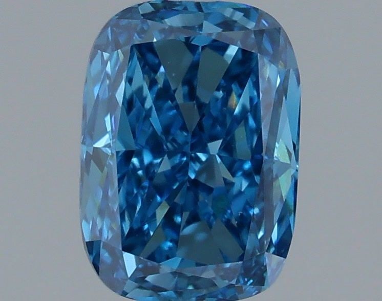 Loose Diamond - CUSHION MODIFIED 1.11ct Fancy Vivid Blue VS1: Loose Diamond - CUSHION MODIFIED 1.11ct Fancy Vivid Blue VS1 Source: This is a real non-mined Diamond that has been grown in a lab Shape: CUSHION MODIFIED Carats: 1.11 Color: Fancy Vivid Blue Certific