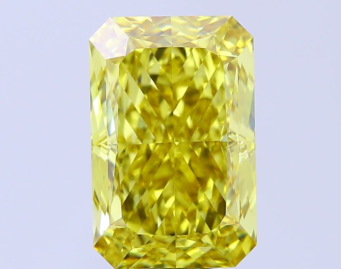 Loose Diamond - RADIANT 10.02ct Fancy Vivid Yellow VS1: Loose Diamond - RADIANT 10.02ct Fancy Vivid Yellow VS1 Source: This is a real non-mined Diamond that has been grown in a lab Shape: RADIANT Carats: 10.02 Color: Fancy Vivid Yellow Certification: IGI V