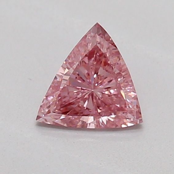 Loose Diamond - TRIANGULAR 0.22ct Fancy Intense Pink VS2: Loose Diamond - TRIANGULAR 0.22ct Fancy Intense Pink VS2 Source: This is a real non-mined Diamond that has been grown in a lab Shape: TRIANGULAR Carats: 0.22 Color: Fancy Intense Pink Certification: I