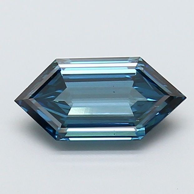 Loose Diamond - HEXAGONAL 2.01ct Fancy Vivid Blue VS2: Loose Diamond - HEXAGONAL 2.01ct Fancy Vivid Blue VS2 Source: This is a real non-mined Diamond that has been grown in a lab Shape: HEXAGONAL Carats: 2.01 Color: Fancy Vivid Blue Certification: IGI Vid