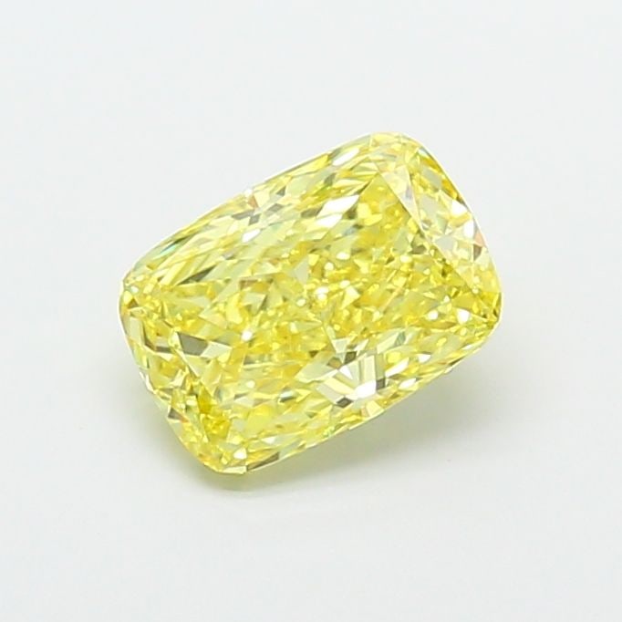 Loose Diamond - CUSHION MODIFIED 2.53ct Fancy Intense Yellow VS1: Loose Diamond - CUSHION MODIFIED 2.53ct Fancy Intense Yellow VS1 Source: This is a real non-mined Diamond that has been grown in a lab Shape: CUSHION MODIFIED Carats: 2.53 Color: Fancy Intense Yellow 