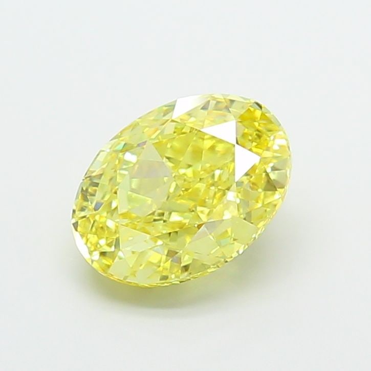Loose Diamond - OVAL 4.0ct Fancy Intense Yellow VS1: Loose Diamond - OVAL 4.0ct Fancy Intense Yellow VS1 Source: This is a real non-mined Diamond that has been grown in a lab Shape: OVAL Carats: 4.0 Color: Fancy Intense Yellow Certification: IGI Video:
