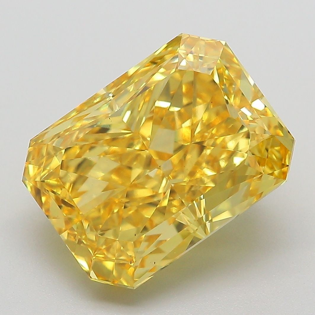 Loose Diamond - RADIANT 5.99ct Fancy Vivid Yellow VS1: Loose Diamond - RADIANT 5.99ct Fancy Vivid Yellow VS1 Source: This is a real non-mined Diamond that has been grown in a lab Shape: RADIANT Carats: 5.99 Color: Fancy Vivid Yellow Certification: IGI Vid