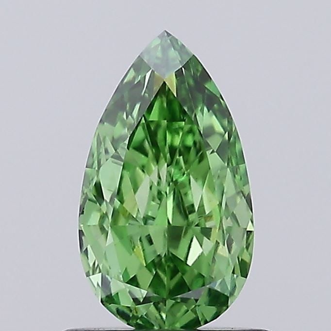Loose Diamond - PEAR 0.78ct Fancy Vivid Green VS1: Loose Diamond - PEAR 0.78ct Fancy Vivid Green VS1 Source: This is a real non-mined Diamond that has been grown in a lab Shape: PEAR Carats: 0.78 Color: Fancy Vivid Green Certification: IGI Video:
