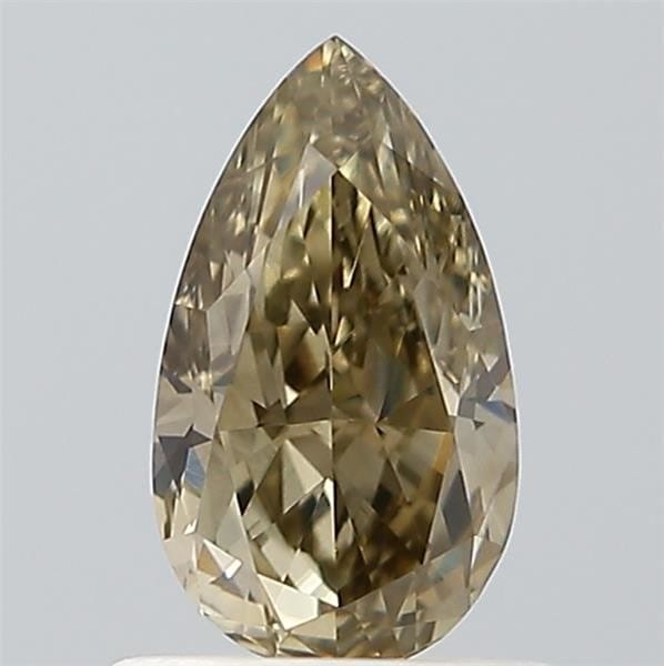 Loose Diamond - PEAR 0.79ct Fancy Light Yellowish Gray VVS1: Loose Diamond - PEAR 0.79ct Fancy Light Yellowish Gray VVS1 Source: This is a real non-mined Diamond that has been grown in a lab Shape: PEAR Carats: 0.79 Color: Fancy Light Yellowish Gray Certificati