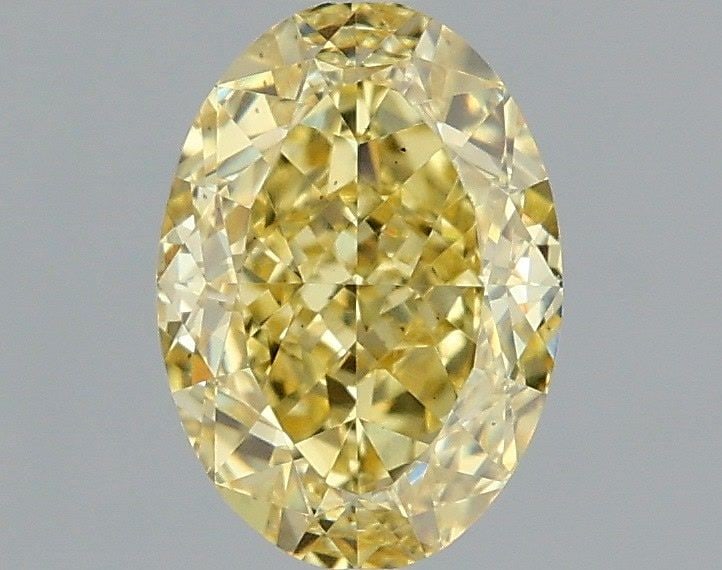 Loose Diamond - OVAL 1.09ct Fancy Intense Yellow VS2: Loose Diamond - OVAL 1.09ct Fancy Intense Yellow VS2 Source: This is a real non-mined Diamond that has been grown in a lab Shape: OVAL Carats: 1.09 Color: Fancy Intense Yellow Certification: IGI Video