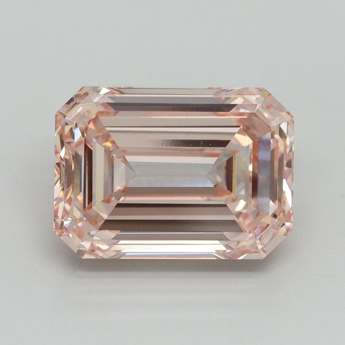 Loose Diamond - EMERALD 8.7ct Fancy Intense Pink VS1: Loose Diamond - EMERALD 8.7ct Fancy Intense Pink VS1 Source: This is a real non-mined Diamond that has been grown in a lab Shape: EMERALD Carats: 8.7 Color: Fancy Intense Pink Certification: IGI Video