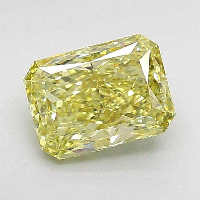 Loose Diamond - RADIANT 1.71ct Fancy Intense Yellow VS2: Loose Diamond - RADIANT 1.71ct Fancy Intense Yellow VS2 Source: This is a real non-mined Diamond that has been grown in a lab Shape: RADIANT Carats: 1.71 Color: Fancy Intense Yellow Certification: IGI