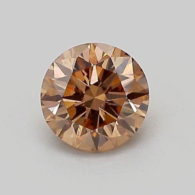 Loose Diamond - ROUND 0.53ct Fancy Light Brown VS1: Loose Diamond - ROUND 0.53ct Fancy Light Brown VS1 Source: This is a real non-mined Diamond that has been grown in a lab Shape: ROUND Carats: 0.53 Color: Fancy Light Brown Certification: IGI Video:
