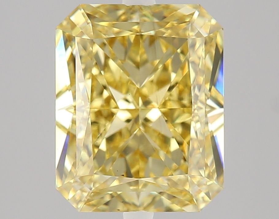 Loose Diamond - RADIANT 3.54ct Fancy Intense Yellow VS2: Loose Diamond - RADIANT 3.54ct Fancy Intense Yellow VS2 Source: This is a real non-mined Diamond that has been grown in a lab Shape: RADIANT Carats: 3.54 Color: Fancy Intense Yellow Certification: IGI