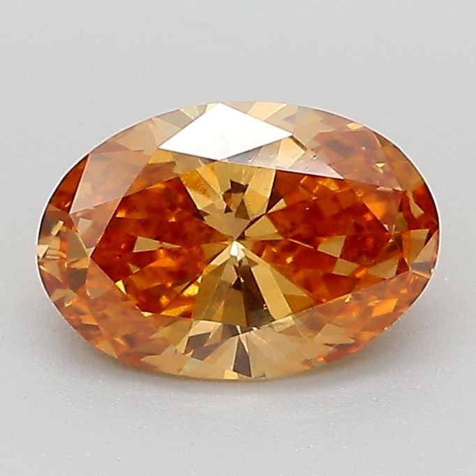 Loose Diamond - OVAL 1.07ct Fancy Light Orangey Brown VS1: Loose Diamond - OVAL 1.07ct Fancy Light Orangey Brown VS1 Source: This is a real non-mined Diamond that has been grown in a lab Shape: OVAL Carats: 1.07 Color: Fancy Light Orangey Brown Certification: