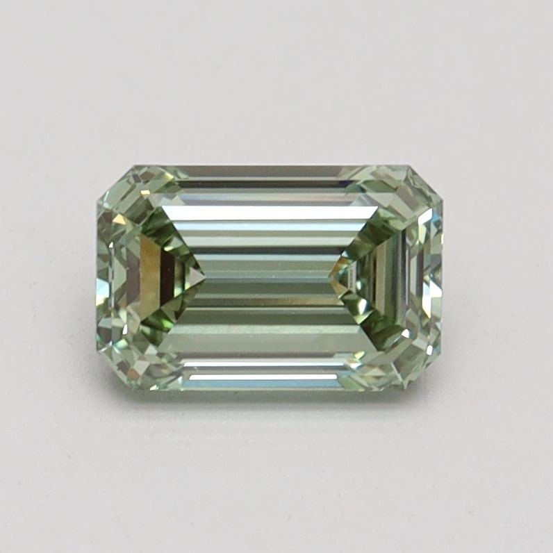 Loose Diamond - EMERALD 0.89ct Fancy Intense Green VVS2: Loose Diamond - EMERALD 0.89ct Fancy Intense Green VVS2 Source: This is a real non-mined Diamond that has been grown in a lab Shape: EMERALD Carats: 0.89 Color: Fancy Intense Green Certification: IGI 