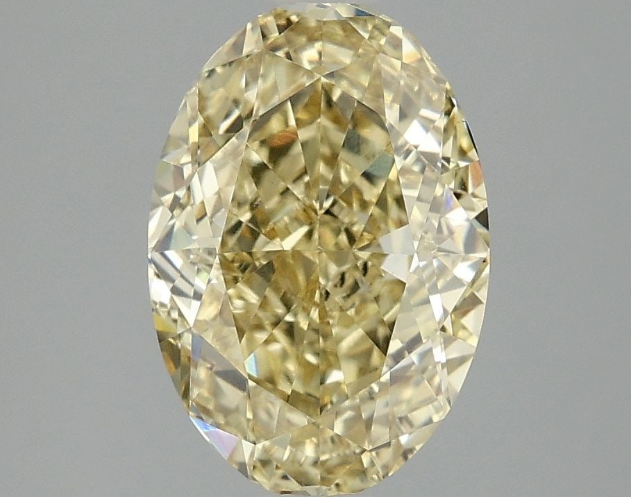 Loose Diamond - OVAL 3.04ct Fancy Intense Yellow VS2: Loose Diamond - OVAL 3.04ct Fancy Intense Yellow VS2 Source: This is a real non-mined Diamond that has been grown in a lab Shape: OVAL Carats: 3.04 Color: Fancy Intense Yellow Certification: IGI Video
