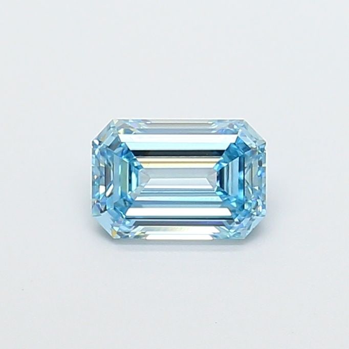 Loose Diamond - EMERALD 0.99ct Fancy Vivid Blue VS1: Loose Diamond - EMERALD 0.99ct Fancy Vivid Blue VS1 Source: This is a real non-mined Diamond that has been grown in a lab Shape: EMERALD Carats: 0.99 Color: Fancy Vivid Blue Certification: IGI Video: