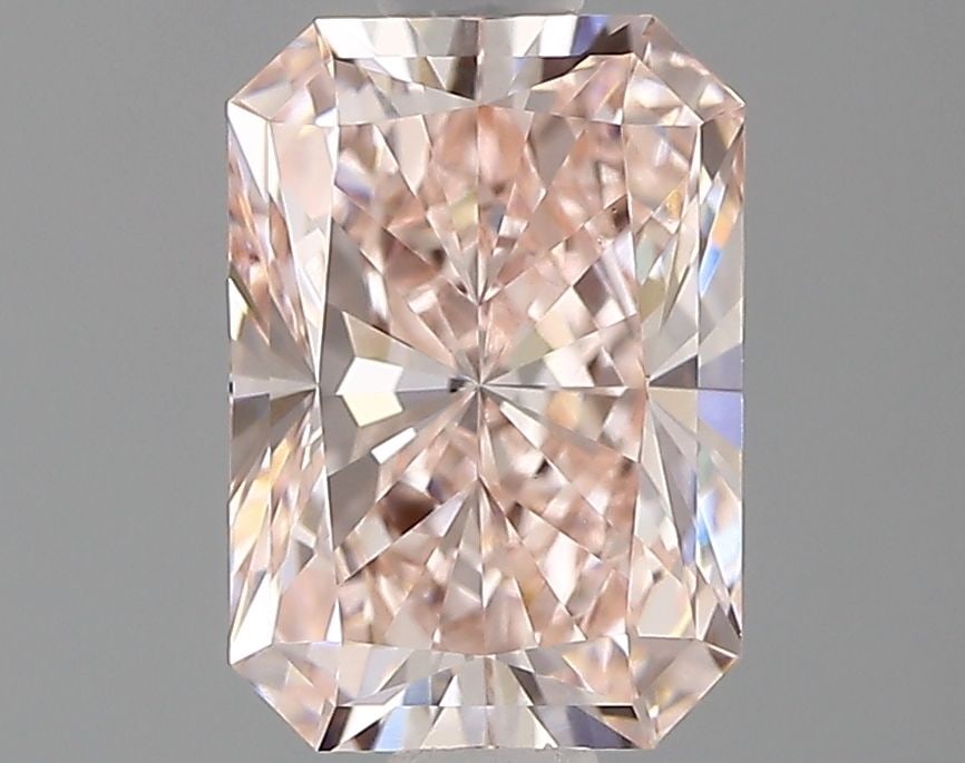 Loose Diamond - RADIANT 1.0ct Fancy Intense Pink VVS2: Loose Diamond - RADIANT 1.0ct Fancy Intense Pink VVS2 Source: This is a real non-mined Diamond that has been grown in a lab Shape: RADIANT Carats: 1.0 Color: Fancy Intense Pink Certification: IGI Vide