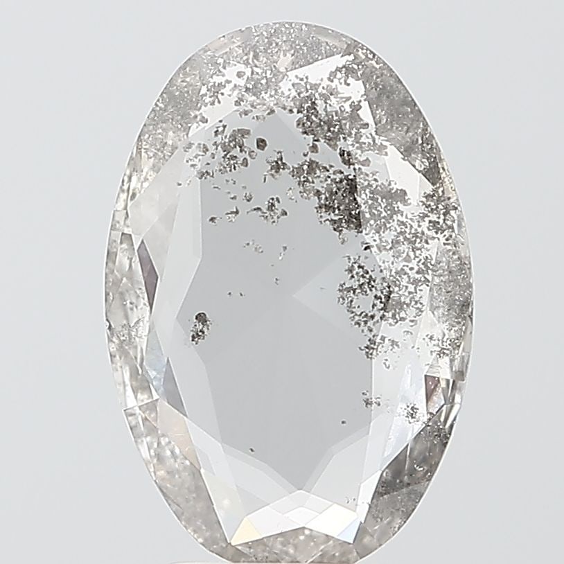 Loose Diamond - OVAL 1.47ct Salt and Pepper I2: Loose Diamond - OVAL 1.47ct Salt and Pepper I2 Source: This is a real non-mined Diamond that has been grown in a lab Shape: OVAL Carats: 1.47 Color: Salt and Pepper Certification: NONE Video: