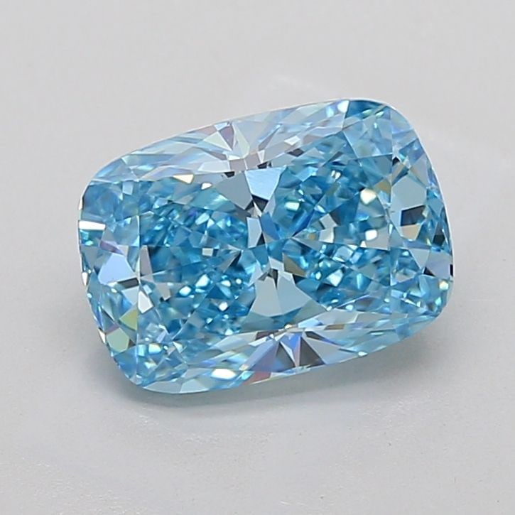 Loose Diamond - CUSHION MODIFIED 3.54ct Fancy Vivid Blue VS1: Loose Diamond - CUSHION MODIFIED 3.54ct Fancy Vivid Blue VS1 Source: This is a real non-mined Diamond that has been grown in a lab Shape: CUSHION MODIFIED Carats: 3.54 Color: Fancy Vivid Blue Certific