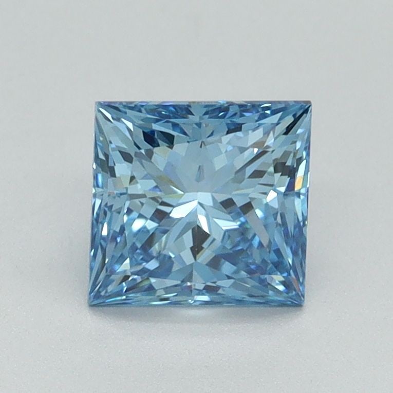 Loose Diamond - PRINCESS 1.09ct Fancy Vivid Blue VVS2: Loose Diamond - PRINCESS 1.09ct Fancy Vivid Blue VVS2 Source: This is a real non-mined Diamond that has been grown in a lab Shape: PRINCESS Carats: 1.09 Color: Fancy Vivid Blue Certification: IGI Vide