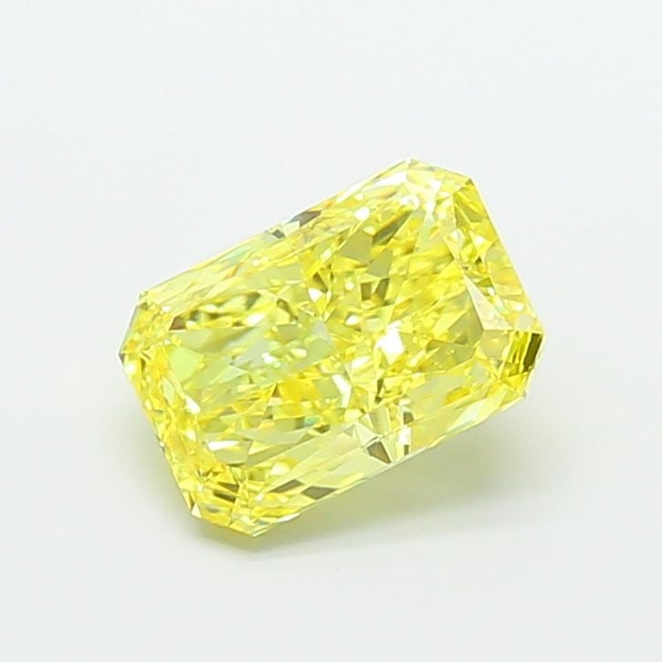 Loose Diamond - RADIANT 3.08ct Fancy Vivid Yellow VS1: Loose Diamond - RADIANT 3.08ct Fancy Vivid Yellow VS1 Source: This is a real non-mined Diamond that has been grown in a lab Shape: RADIANT Carats: 3.08 Color: Fancy Vivid Yellow Certification: IGI Vid