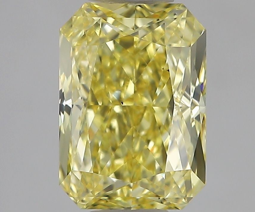 Loose Diamond - RADIANT 1.51ct Fancy Intense Yellow VS2: Loose Diamond - RADIANT 1.51ct Fancy Intense Yellow VS2 Source: This is a real non-mined Diamond that has been grown in a lab Shape: RADIANT Carats: 1.51 Color: Fancy Intense Yellow Certification: IGI