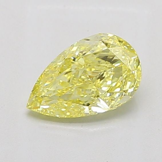 Loose Diamond - PEAR 1.03ct Fancy Vivid Yellow VS1: Loose Diamond - PEAR 1.03ct Fancy Vivid Yellow VS1 Source: This is a real non-mined Diamond that has been grown in a lab Shape: PEAR Carats: 1.03 Color: Fancy Vivid Yellow Certification: IGI Video:
