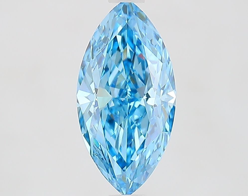 Loose Diamond - MARQUISE 1.41ct Fancy Vivid Blue VS1: Loose Diamond - MARQUISE 1.41ct Fancy Vivid Blue VS1 Source: This is a real non-mined Diamond that has been grown in a lab Shape: MARQUISE Carats: 1.41 Color: Fancy Vivid Blue Certification: IGI Video