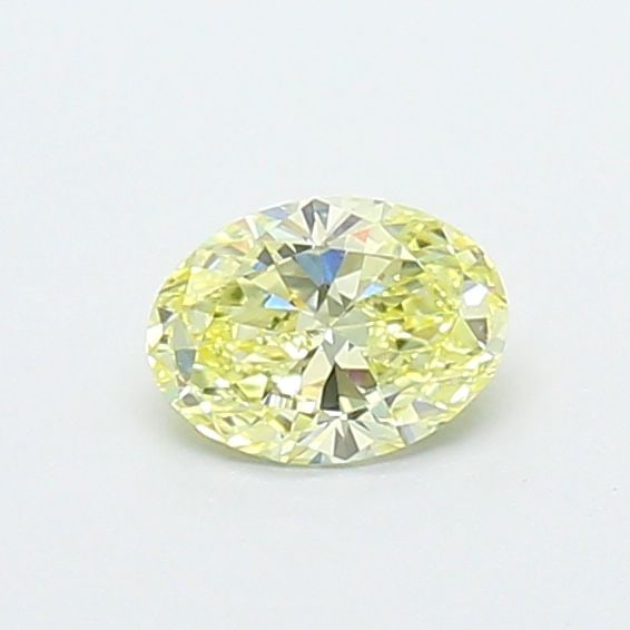 Loose Diamond - OVAL 0.36ct Fancy Light Yellow VS1: Loose Diamond - OVAL 0.36ct Fancy Light Yellow VS1 Source: This is a real non-mined Diamond that has been grown in a lab Shape: OVAL Carats: 0.36 Color: Fancy Light Yellow Certification: IGI Video:
